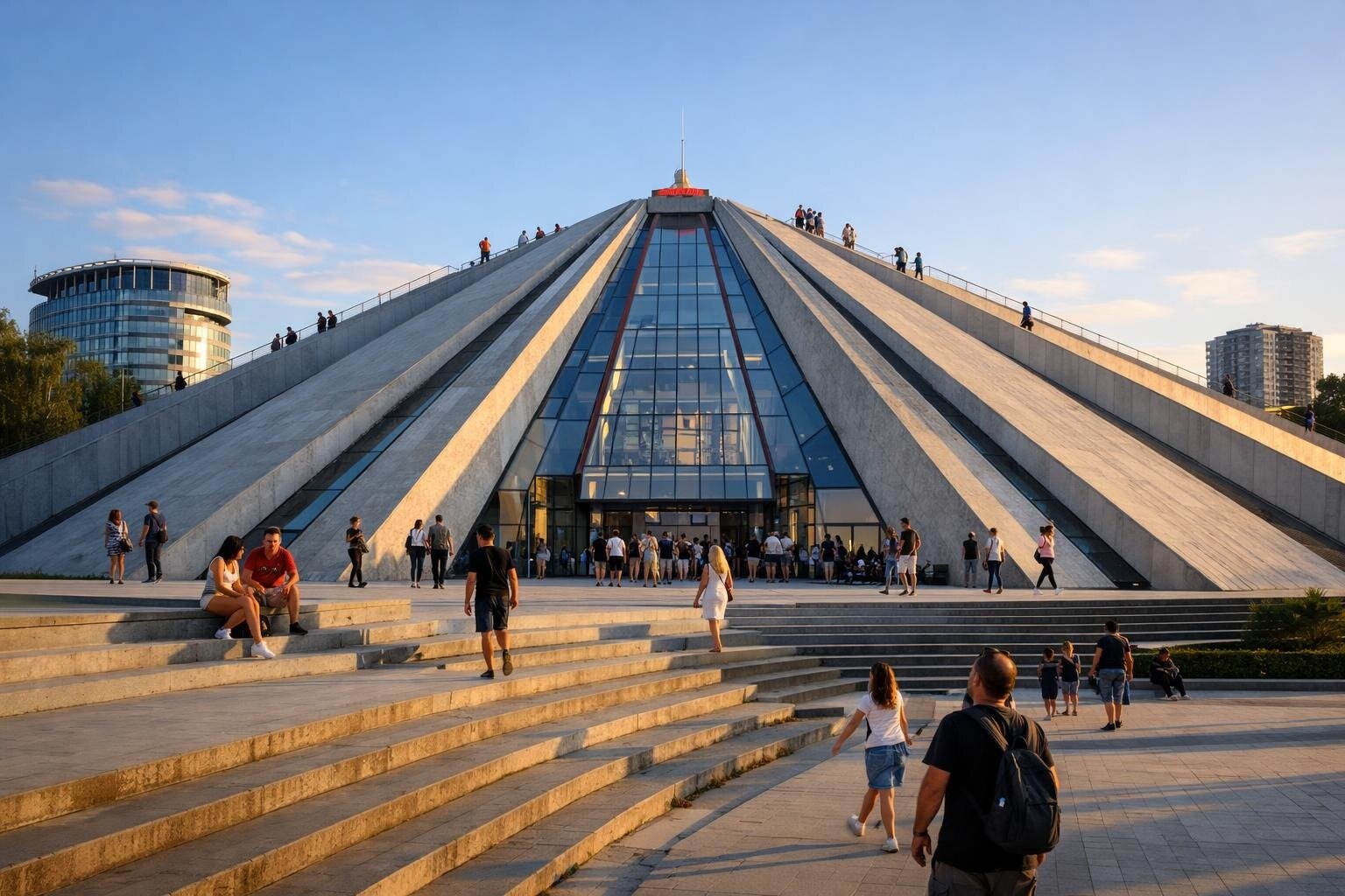 The Pyramid of Tirana — iconic concrete structure turned youth cultural centre